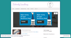 Desktop Screenshot of maternityconsultancy.com